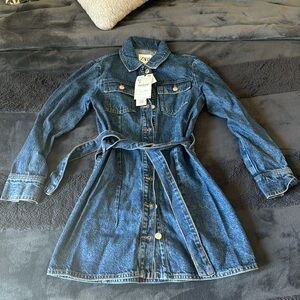 Zara The Doro Denim Dress XS / 24
